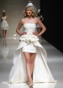 Γαμήλιο φόρεμα με αφαιρούμενη φούστα