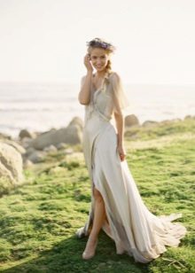Wedding light rustic dress