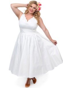 فستان زفاف قصير قصير كامل مع تنورة كاملة