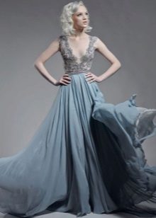 فستان الزفاف من باولو سيباستيان الأزرق