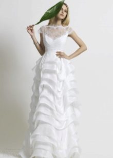 Vestido de novia de Christos Costarellos magnífico