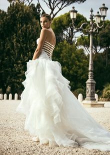 Vestido de novia con espalda abierta Alessandro Angelozzi