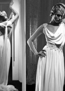 Isabel Zapardiez řecké svatební šaty