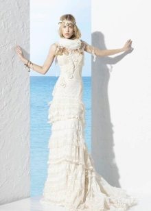 Винтидж сватбена рокля от Йолан Крис