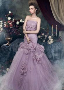 Lavish levanduľové šaty