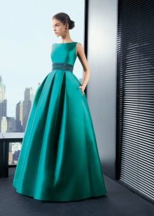 שמלת ערב טורקיז מפוארת של רוזה קלרה