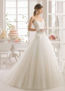 Chiffon A-line Wedding Dress