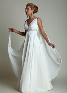 Empire style wedding dress