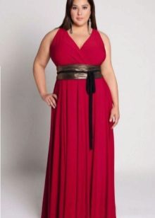 burgundy evening dress for overweight