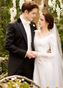 Kristen Stewart vestido de casamento crepuscular