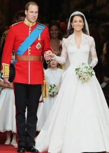 Abito da sposa in pizzo Kate Middleton