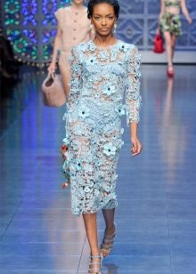 Pletené večerné šaty od Dolce & Gabbana