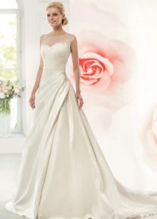 A-line A-line Wedding Dress with Draping