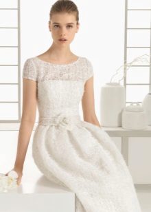 Vestido de novia 2016 con manga corta