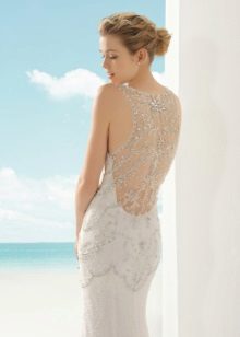 Svadobné šaty z línie SOFT od Rosa Clara 2016 s otvoreným chrbtom
