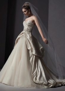 Retro nafúknuté svadobné šaty