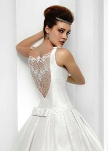 Wedding dress with lace back 2016
