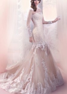 Сватбена рокля русалка от колекцията Enigma от Габиано