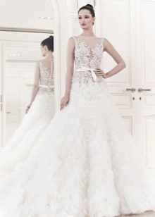 Wedding dress from the collection of 2014 a-line