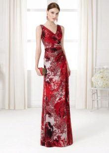 Κόκκινο βραδινό φόρεμα 2016