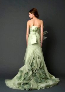 Φόρεμα γάμου ανοιχτό πράσινο