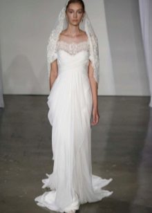 Greek wedding dress with lace