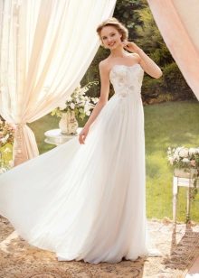 A-line svatební šaty