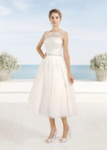 Elegantiška vestuvių suknelė „Midi“