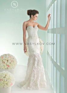 Lace wedding dress from Vasilkov