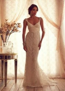 Váy cưới Gossamer của Anna Campbell với Trang trí