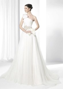 Franc Sarabia One Shoulder Wedding Dress