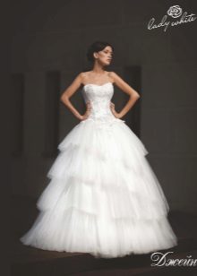 Lady White Enigma Collection Wedding Dress Layered