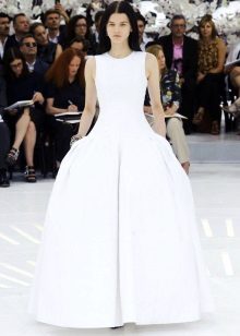 Chanel brudekjole med A-linje