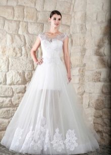 Wedding dress from Tanya Grieg with a transparent skirt