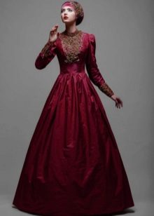 Вјенчани хиџаб из Тулипиа црвене боје