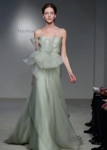 Žalia „Organza“ suknelė