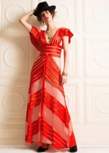 „Organza“ stiliaus ilgio kasdienė suknelė