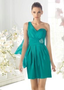 váy dạ hội Hy Lạp màu xanh lá cây