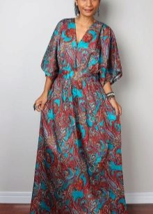 Príležitostné dlhé šaty Kimono