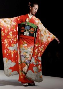 Traditionel japansk kimono