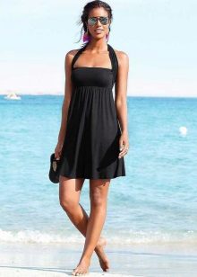Čierne sukne s rozšírenou sukňou