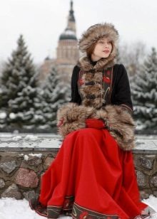 Gushegreyka до руския сарафан за зимата