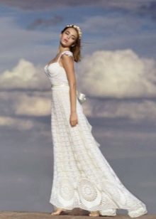 Pletené svadobné šaty od Anna Radaeva