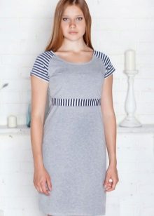 Home tunic dress in gray
