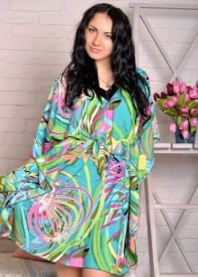 Rochie Kimono Acasă Multicolor