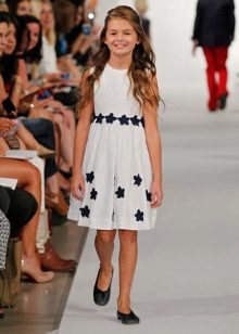 A-line ljetna haljina za djevojčice od 5-8 godina