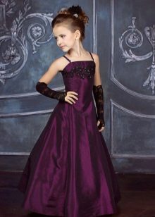 Evening dress for a girl of 11 years old