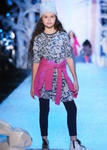 Megztinė suknelė 10-12 metų mergaitėms