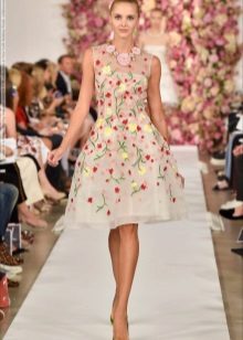 floral poplin dress