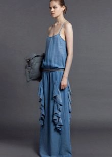 Tas voor een denim jurk-zomerjurk